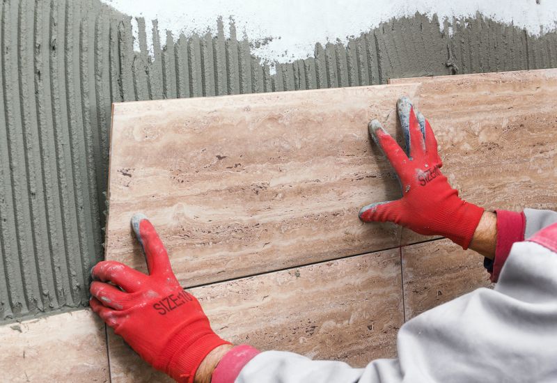 Living Room Tile Accent